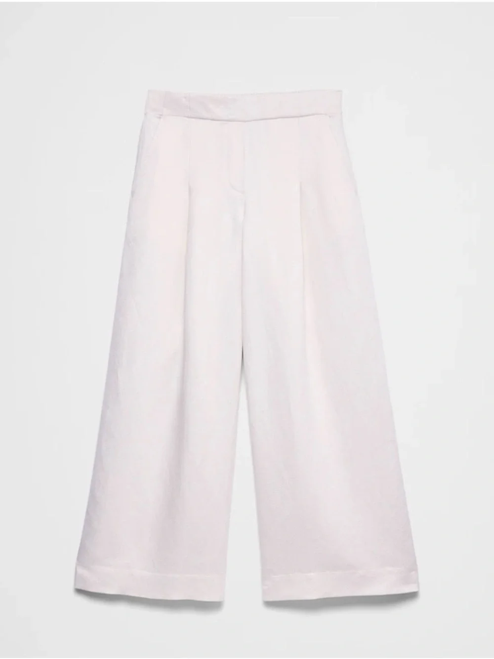 NWT Banana Republic WIDE-LEG MID-RISE PLEATED PULL-ON PANT